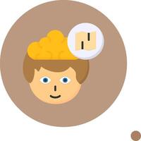 Map Flat Long Shadow Style Icon vector