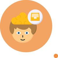 File Drawer Flat Long Shadow Style Icon vector
