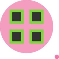 More Flat Long Shadow Style Icon vector