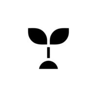 Abstract sprout logo. Concept of growth, development, and ecology. vector