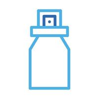 Spray bottle icon. Concept of hygiene, cleanliness, and disinfection. vector