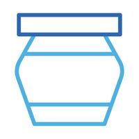 Jar icon, outline . Concept of storage, container, and packaging. vector