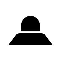 Abstract User Profile Icon. Concept of anonymity, privacy, and identity. vector