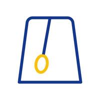 Trapeze icon. Concept of circus, performance, and entertainment. vector