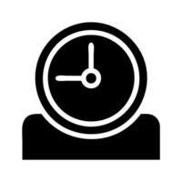 Clock icon. Concept of time, schedule, and deadline. vector