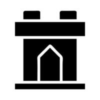 Castle tower icon. Concept of medieval architecture, history, and fantasy. vector