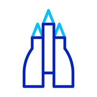 Rocket launch icon. Concept of space exploration, innovation, and technology. vector