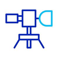 camera icon. Concept of filming, recording, and broadcasting. vector