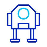 Robot icon, artificial intelligence concept. Technology, innovation, and automation. vector