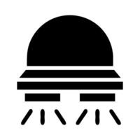 UFO icon. Concept of alien, extraterrestrial, and science fiction. vector