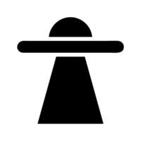 UFO icon. Concept of alien, extraterrestrial, and unidentified flying object. vector