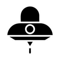 UFO icon. Concept of alien, extraterrestrial, and science fiction. vector