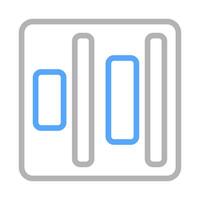Align center icon. Concept of text formatting, editing, and alignment. vector