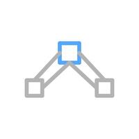 Abstract connection icon. Concept of network, connection, and communication. vector