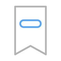 Bookmark icon. Concept of saving, tagging, and organizing information. vector
