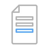 Document file icon. Concept of business, data, and information management. vector