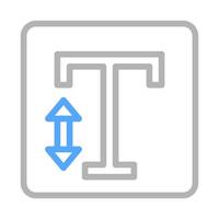 Font Size Icon. Concept of text editing and formatting. vector