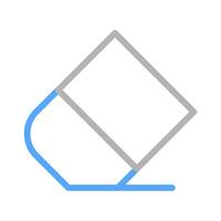 Eraser for removing something. Concept of correction, removal, and revision. vector