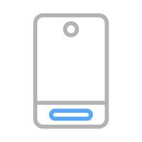 Smartphone mobile device icon. Concept of communication, technology, and connection. vector