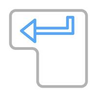 Enter key button icon. Concept of computer, technology, and input. vector