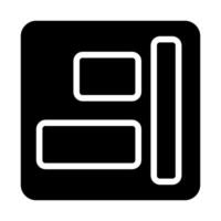Website layout icon, wireframe concept for web design and digital marketing. vector