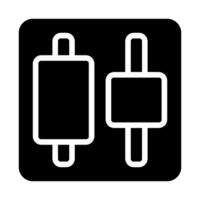 Control panel icon for adjusting settings. Concept of customization, configuration, and optimization. vector