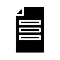 Document file icon. Concept of paperwork, data, and information. vector