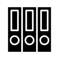 Binders icon illustration. Concept of organization, archive, and management. vector