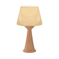 Illustration of table lamp vector