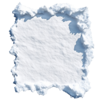 White snow texture on a natural surface png