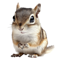 Cute chipmunk posing with tiny paws together png