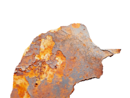 Detailed view of rusted metal surface with texture png