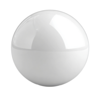 White spherical object on a plain background png