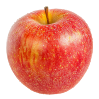 Fresh red apple with droplets of water png