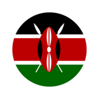Kenya flag simple illustration for independence day or election png