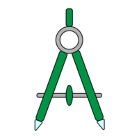 Compass icon in trendy Architecture symbol for web site, design, logo, app, UI png