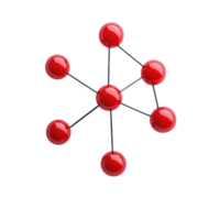 A molecular structure with red spheres connected by black lines, representing atoms and bonds in a scientific context. png