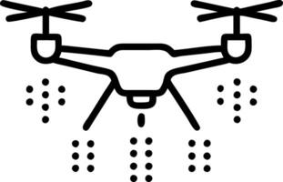 Futuristic Drone Light Show vector