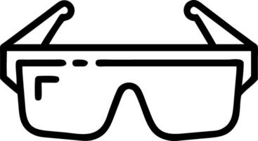 Futuristic Augmented Reality Glasses on Wooden Table with Copy Space vector