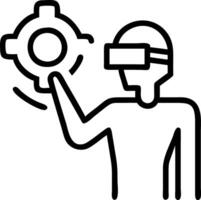 Futuristic IT Support vector