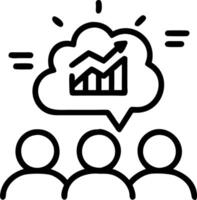 Diverse professionals in a high energy brainstorming session with colorful charts and soft abstract background with copy space vector