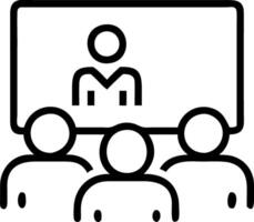 Diverse Employees Participating in Virtual Training with Plain Background and Copy Space vector
