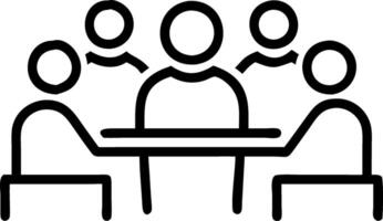 Diverse team collaborating with soft abstract background and copy space vector