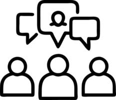 Diverse Team Conducting Virtual Brainstorming with Plain Background and Copy Space vector