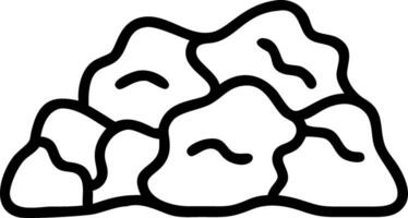 Close up of moss covered rocks with soft abstract background and copy space vector