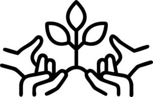 Close up of Diverse Hands Planting Trees in Urban Green Space with Copy Space vector
