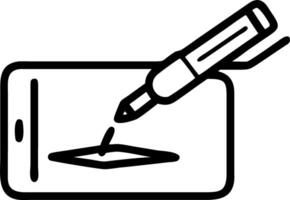 Close up of digital stylus tapping a holographic dashboard glowing futuristic background with copy space vector