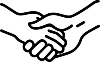 Close up of hands holding a wrinkled hand in a futuristic environment vector