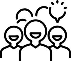 Candid Team Laughing During a Brainstorming Session vector