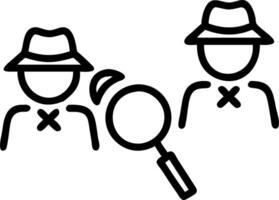 Children acting as detectives solving a mystery in a playground with soft abstract background and copy space vector